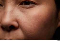 Eye Face Nose Cheek Skin Woman Asian Chubby Studio photo references